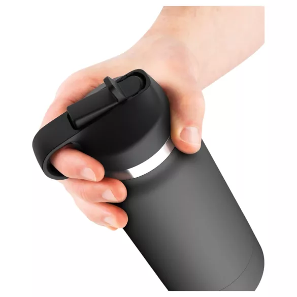 Fuck Flask Tajno Uživanje - veštačka vagina u flaši (crno-smeđa)