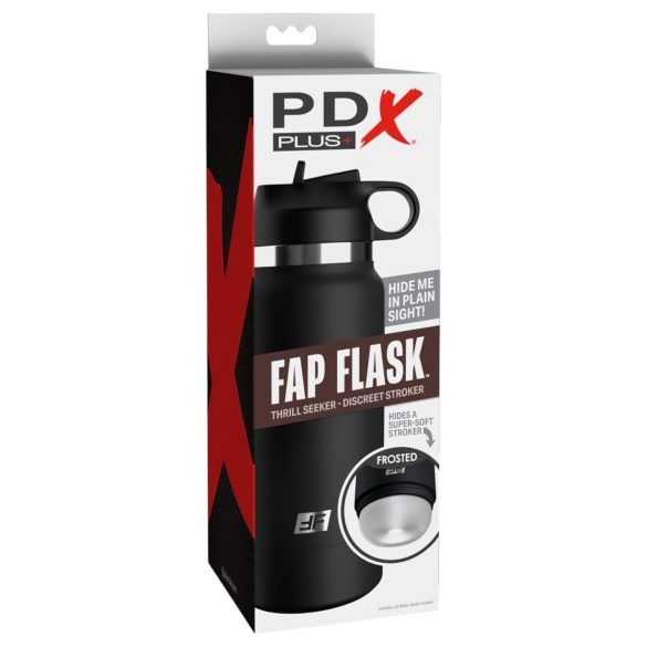 Fap Flask Thrill Seeker - masturbator u flaši (crna)