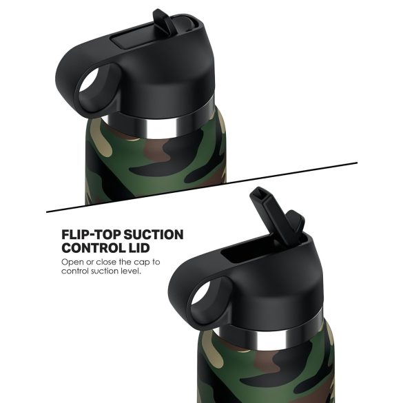 Fap Flask Happy Camper - masturbator u termosu (zelena-crna)