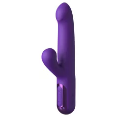   Fantasy For Her - 2 u 1 potiskujući vibrator i stimulator klitorisa (ljubičasti)
