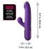 Fantazija za nju – 2u1 t hrskavi vibrator i stimulator klitorisa (ljubičasta)