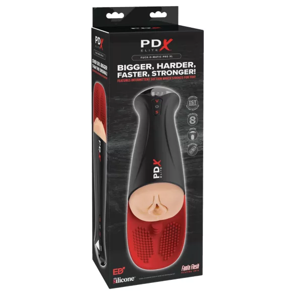 PDX Elite Fuck-O-Matic Pro XL аутоматски усисни мастурбатор - црни