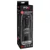 PDX Elite Moto-Bator Pro - перласти, грејни потискивајући мастурбатор (црни)