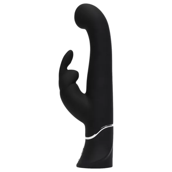 Happyrabbit G-tačka - punjivi vibrator sa klitoralnim nastavkom (crni)