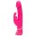 Happyrabbit Dual Density - vodootporni vibrator sa stimulatorom klitorisa (roze)