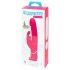 Happyrabbit Dual Density - vodootporni vibrator sa stimulatorom klitorisa (roze)