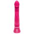 Happyrabbit Dual Density - vodootporni vibrator sa stimulatorom klitorisa (roze)