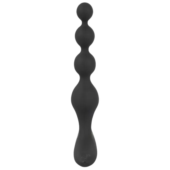 Black Velvet - crni biserni analni vibrator
