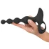 Black Velvet - crni biserni analni vibrator