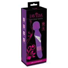 Javida Wand & Pearl - 2u1 masažer i vibrator (ljubičasta)