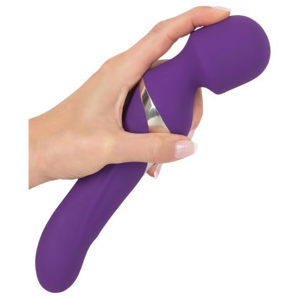 Javida Wand & Pearl - 2u1 masažer i vibrator (ljubičasta)