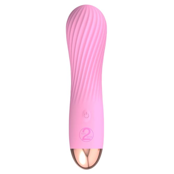 Cuties Mini - bežični, vodootporni spiralni vibrator (pink)