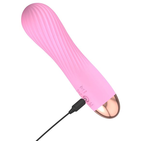 Cuties Mini - bežični, vodootporni spiralni vibrator (pink)