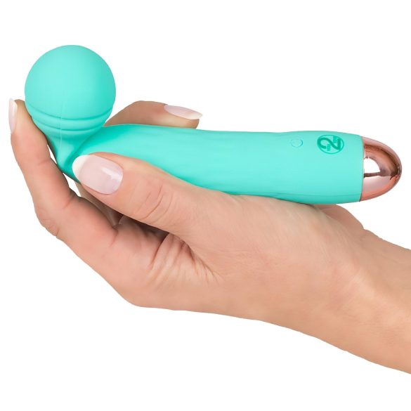 Cuties Mini Wand - bežični, vodootporni masažni vibrator (zeleni)