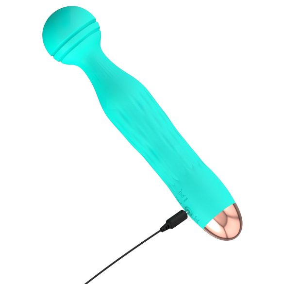 Cuties Mini Wand - bežični, vodootporni masažni vibrator (zeleni)