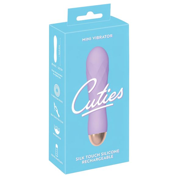 Cuties Mini - vodootporni mrežasti vibrator (ljubičasti)