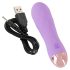 Cuties Mini - vodootporni mrežasti vibrator (ljubičasti)