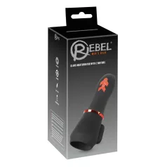 Rebel - bežični vibrator sa 2 motora (crna)