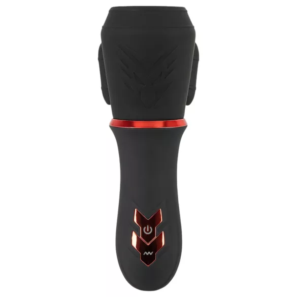 Rebel - bežični vibrator sa 2 motora (crna)