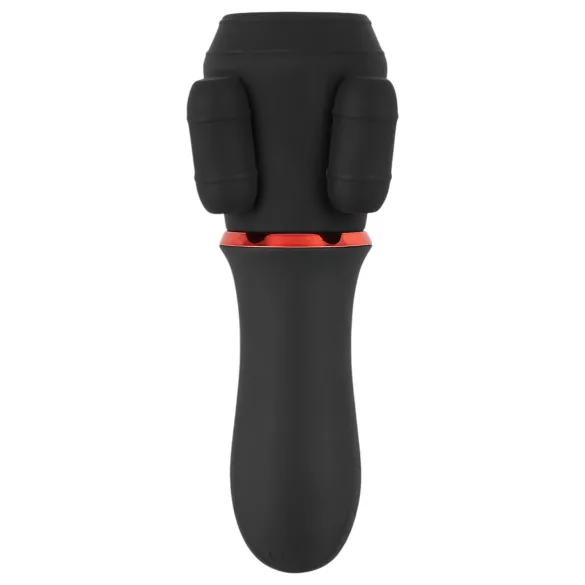Rebel - bežični vibrator sa 2 motora (crna)