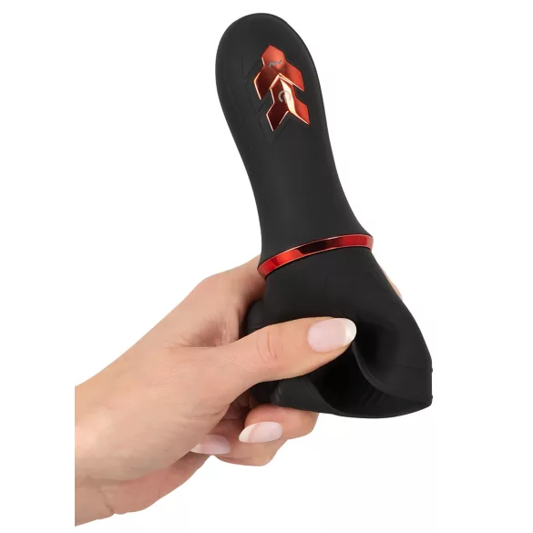 Rebel - bežični vibrator sa 2 motora (crna)