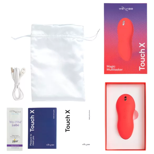 We-Vibe Touch X - punjivi, vodootporni vibrator za klitoris (koral)