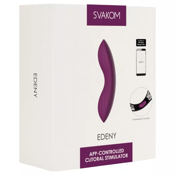 Svakom Edeny - pametan vibrirajući gaćni vibrator (ljubičasti)
