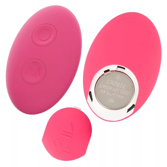 SMILE Gaćice - bežični 2u1 vibrator na punjenje (roze)
