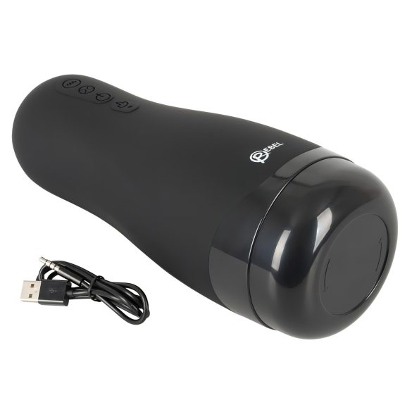 Rebel 3 funkcije - punjiva, grejna veštačka vagina masturbator