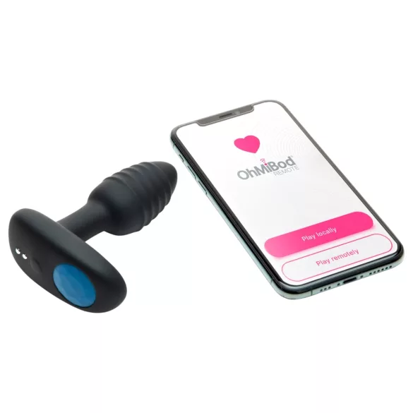 Kiiroo OhMiBod Lumen - интерактивни простатни вибратор (црни)