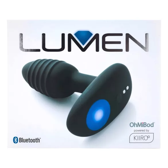 Kiiroo OhMiBod Lumen - интерактивни простатни вибратор (црни)
