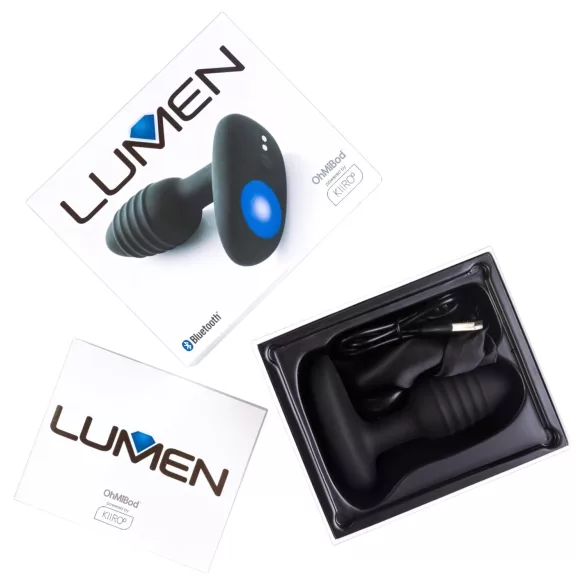 Kiiroo OhMiBod Lumen - интерактивни простатни вибратор (црни)