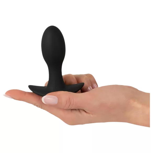 ANOS - punjivi, vodootporni crni vibrator za prostate