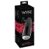 WYNE 02 - punjivi vibrator sa sisaljkom (crno-beli)