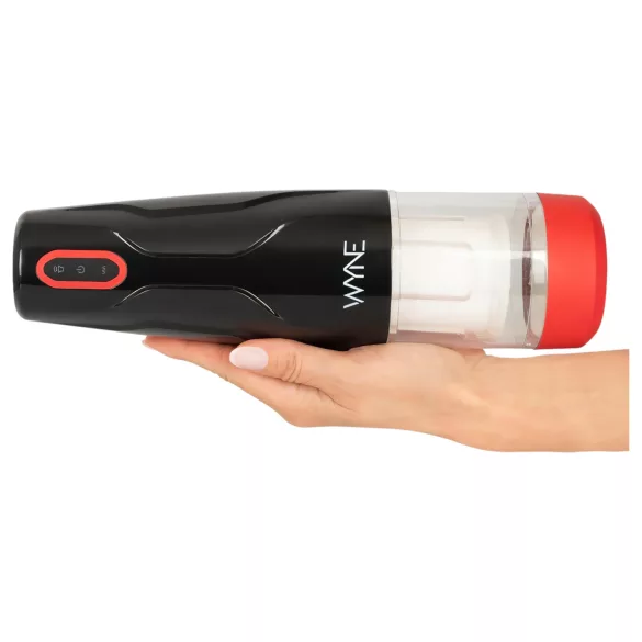 WYNE 05 - punjivi rotirajući masturbator (crno-beli)
