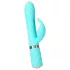 Pillow Talk Lively - punjivi vibrirajući masažer za intimne trenutke (tirkiz)