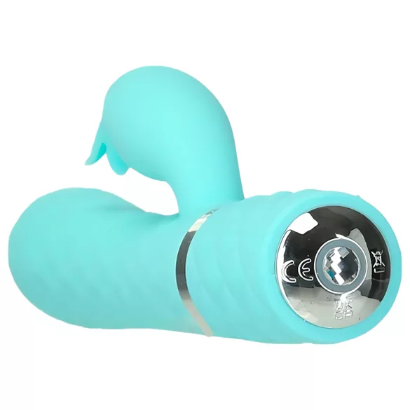 Pillow Talk Lively - punjivi vibrirajući masažer za intimne trenutke (tirkiz)