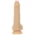 Naked Addiction 7,5 - Teleskop vibratori (19cm) - prirodan