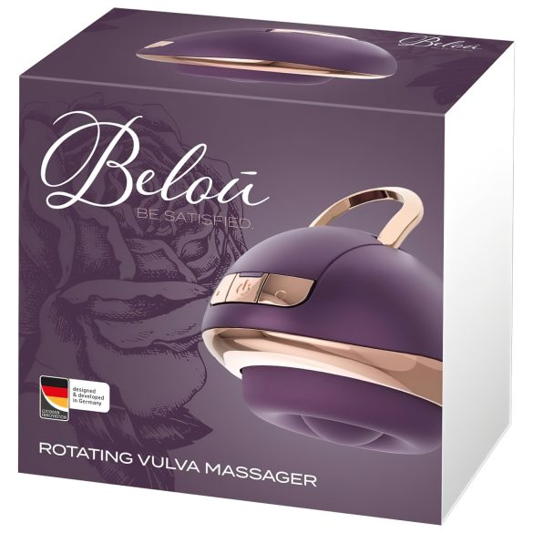 Belou - punski vibrator sa punjenjem, sa rotacijom (ljubičasti)