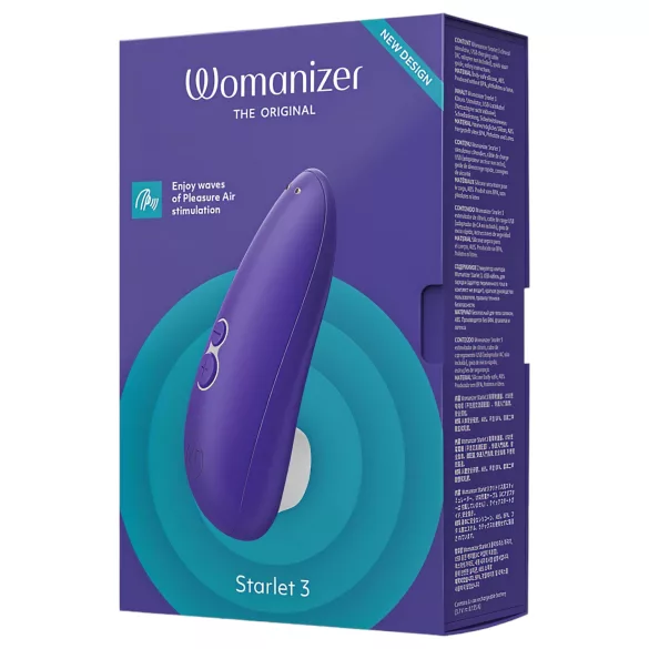 Womanizer Starlet 3 - vazdušni stimulator klitorisa (plava)