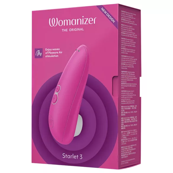 Womanizer Starlet 3 - ваздушни стимулатор за клиторис (розе)