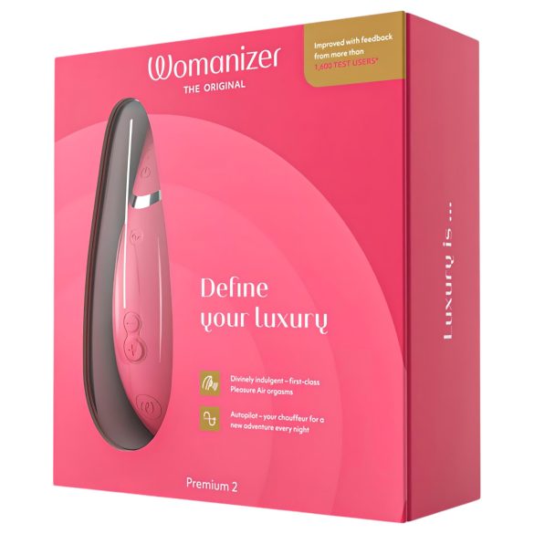 Womanizer Premium 2 - vazdušni stimulator klitorisa (roze)
