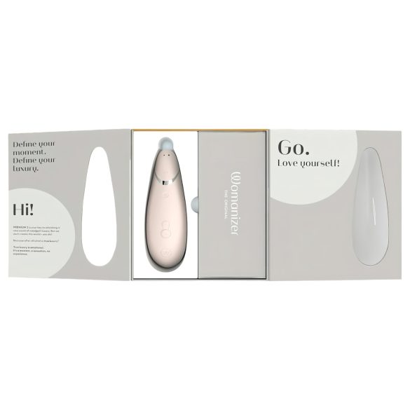 Womanizer Premium 2 - vazdušni stimulator klitorisa (beli)