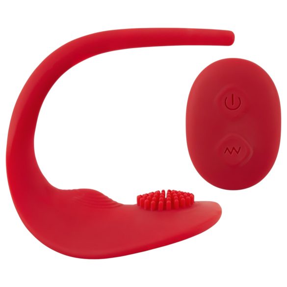 SMILE Slim Gaćice - punjivi, bežični klitoralni vibrator (crvena)