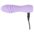 Cuties Mini 3 - vodootporni spiralni vibrator s baterijom (ljubičasti)