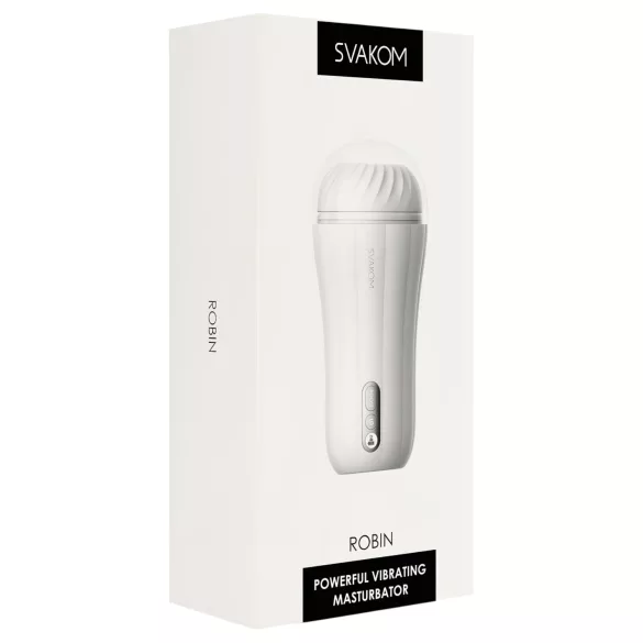 Svakom Robin - punjivi masturbator (beli)