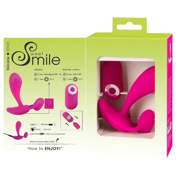 SMILE RC - bežični G-tačka vibrator sa baterijom (pink)