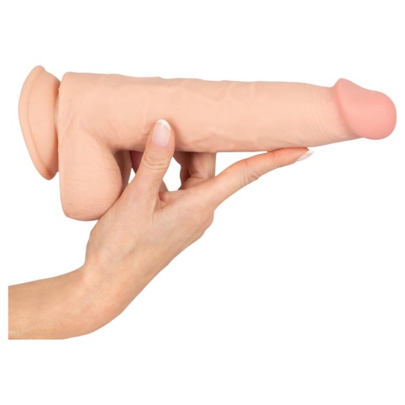 Nature Skin - dildo sa kožom - 25cm (natur)