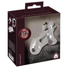 Fetiš - metalna kavez za penis (srebrna)