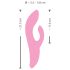 SMILE Nodding - akumulatorski klitoralni vibrator sa naginjanjem (pink)